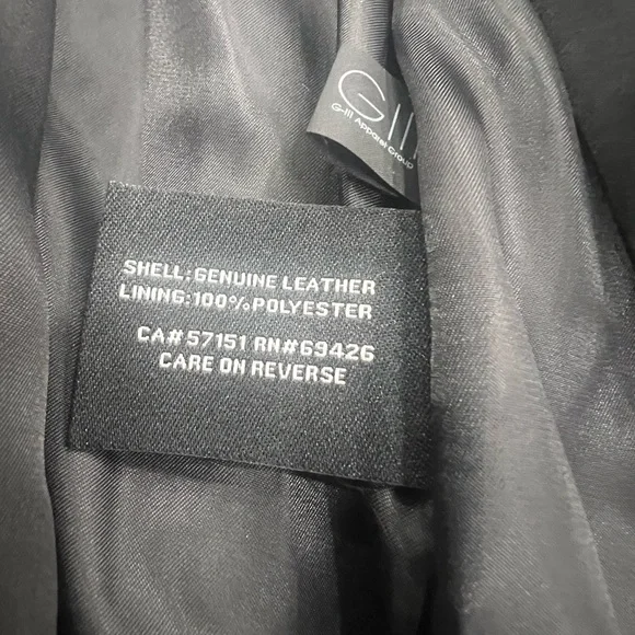 Black Leather Nora button down trench - Picture 14 of 15